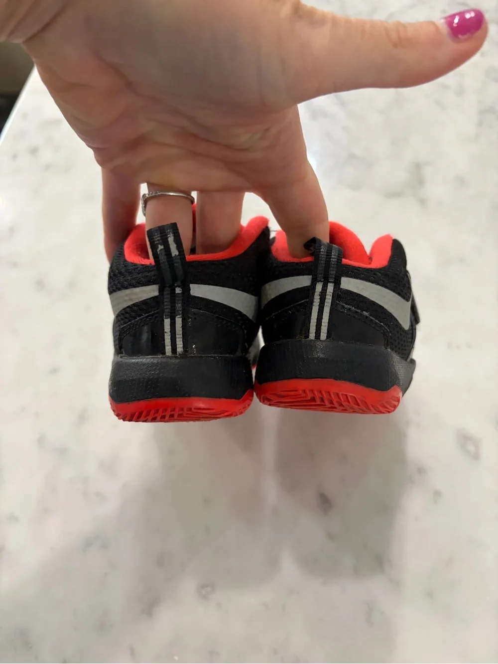 Nike Kids  'Just Do It' Hook-and-Loop Sneakers